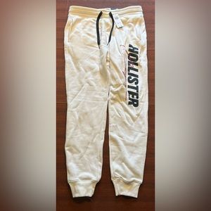 White Hollister skinny jogger